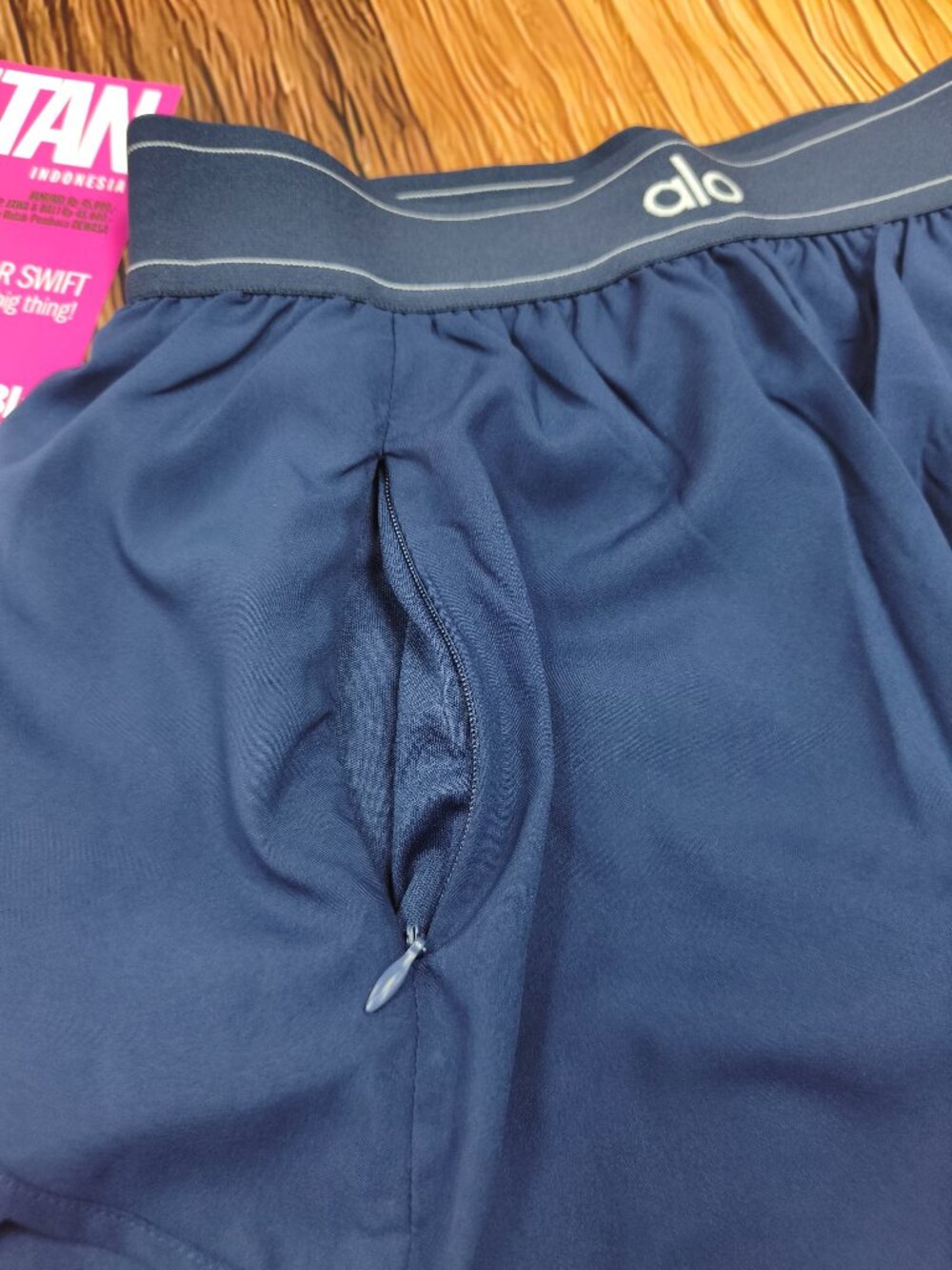 Alo Yoga M Match Point Navy Blue Shorts - Elevated Athleisure Look🤸🏻‍♀️🥎 - Picture 7 of 8